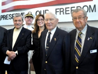 Author & Veteran Jack Coombe; Capt. Lynch; Commissioner Andolino; Capt. Young; Capt. Downey