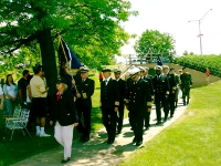 Great lakes Regional MARAD Director leading Merchant Marine Officers