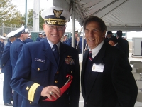 Admiral Papp & Captain Truitt at dedication ceremony